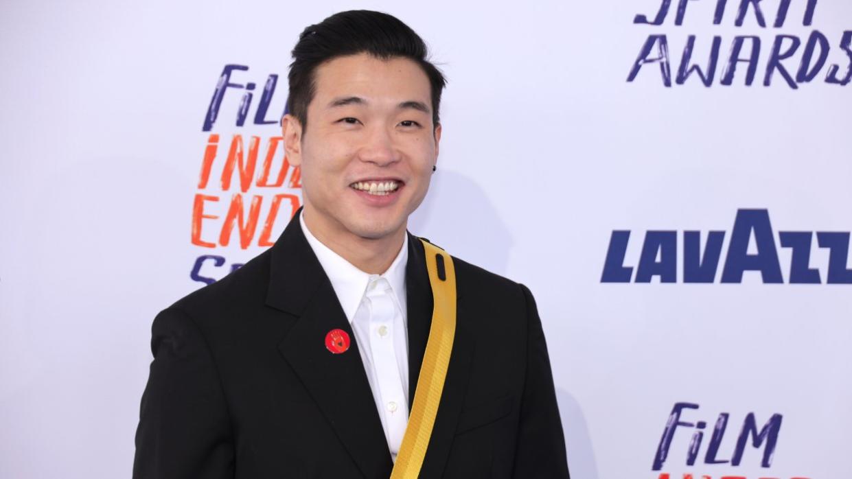 Joel Kim Booster attend the Film Indepedent's 2024 Spirit Awards in Santa Monica, California.