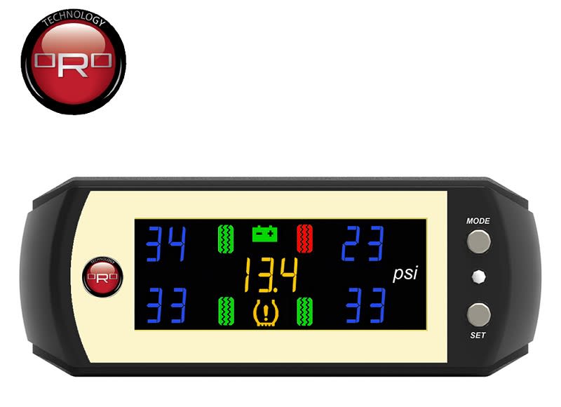 ▲ORO W410-A 自動定位 通用型胎壓偵測器，每30秒進行8次偵測為業界翹楚。（圖片來源：Yahoo購物中心）