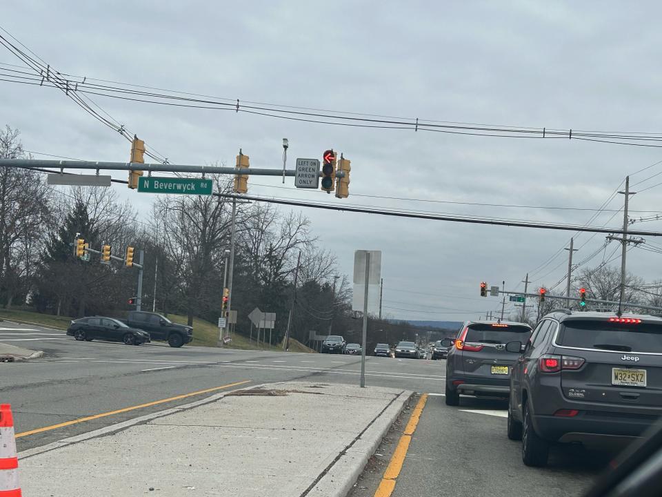 A "No U-turn" sign put up in error in November at the busy Parsippany intersection of Route 46 East and Beverwyck Road by the state Department of Transportation was taken down on January 24.