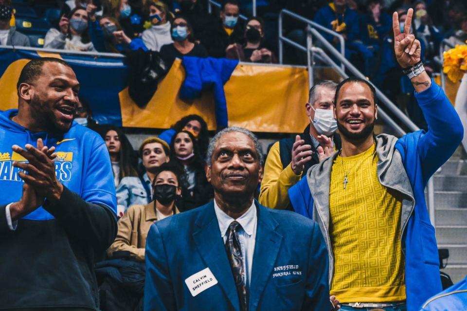 Cal Sheffield when elected to the University of Pittsburgh Varsity Letter Club Awardees of Distinction in 2017.