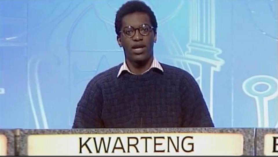 Kwasi Kwarteng won University Challenge with Trinity College, Cambridge in 1995 (BBC)