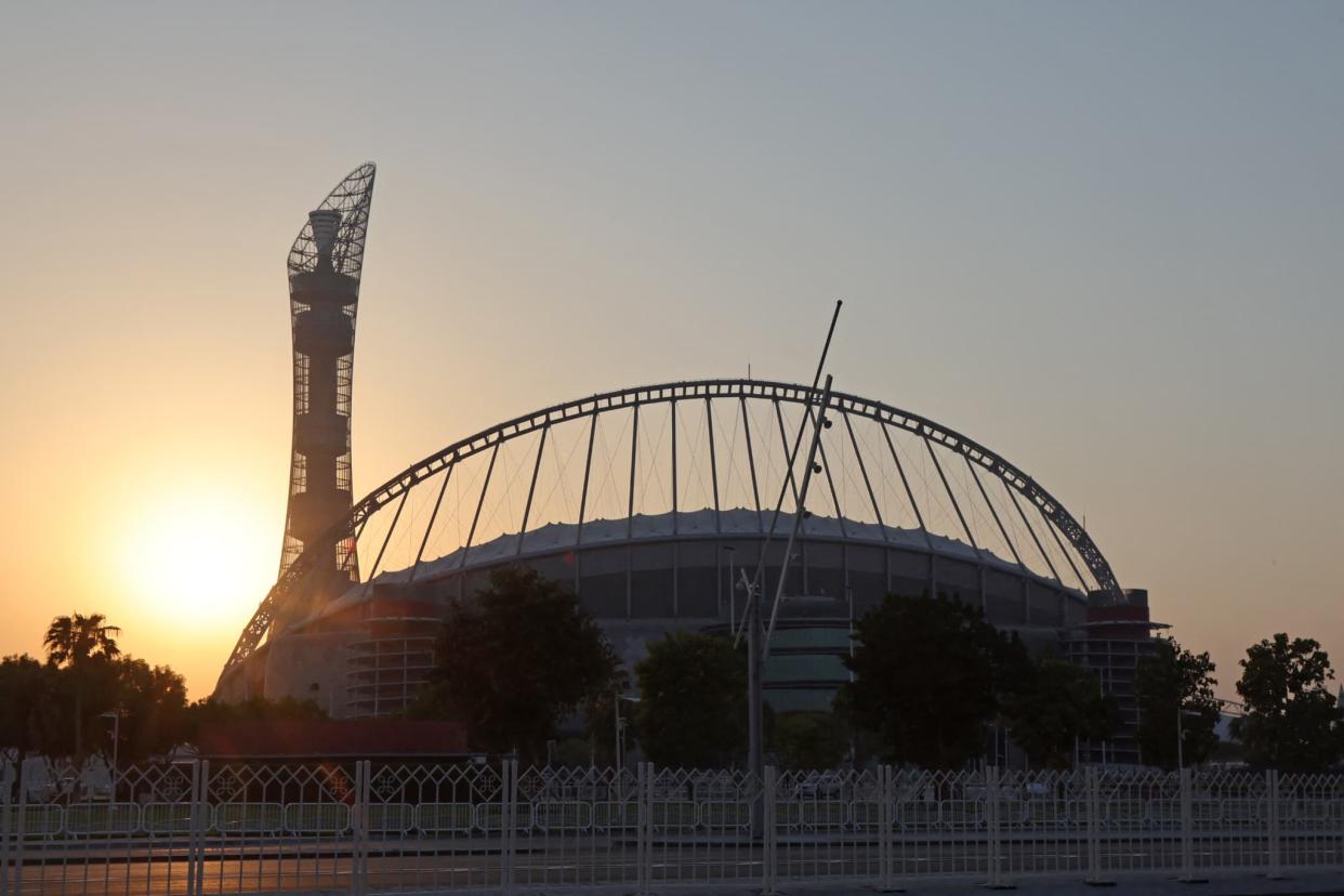 Stade de Doha au crépuscule du 1er octobre 2022.  - Karim Jaafar