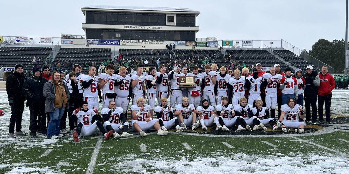 The Conway Springs football team won the Class 1A state championship this season.