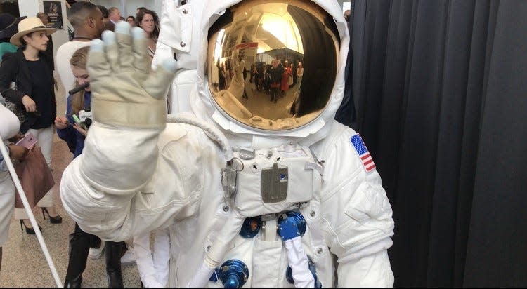 The MTV VMAs Moonperson at the Prudential Center in Newark on May 6, 2019.