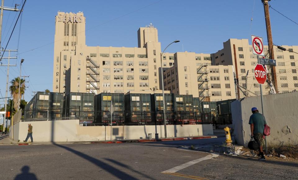 A large building seen from street level.