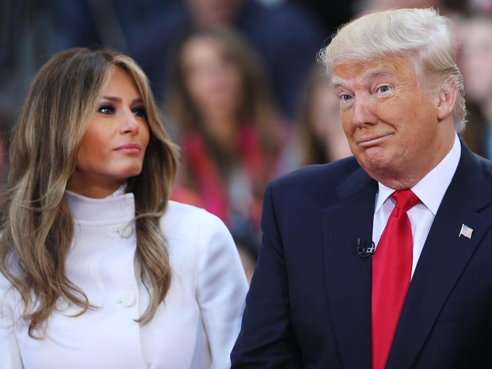 Lo que el presidente Trump y Melania pueden experimentar con Covid-19 (Getty Images)