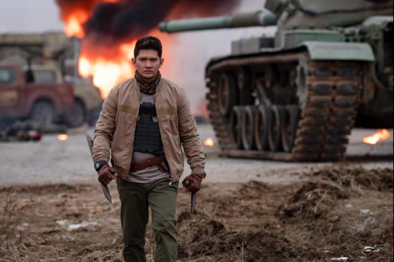 Rahmat (Iko Uweis) stole detonators The Expendables must get back. Photo courtesy of Lionsgate