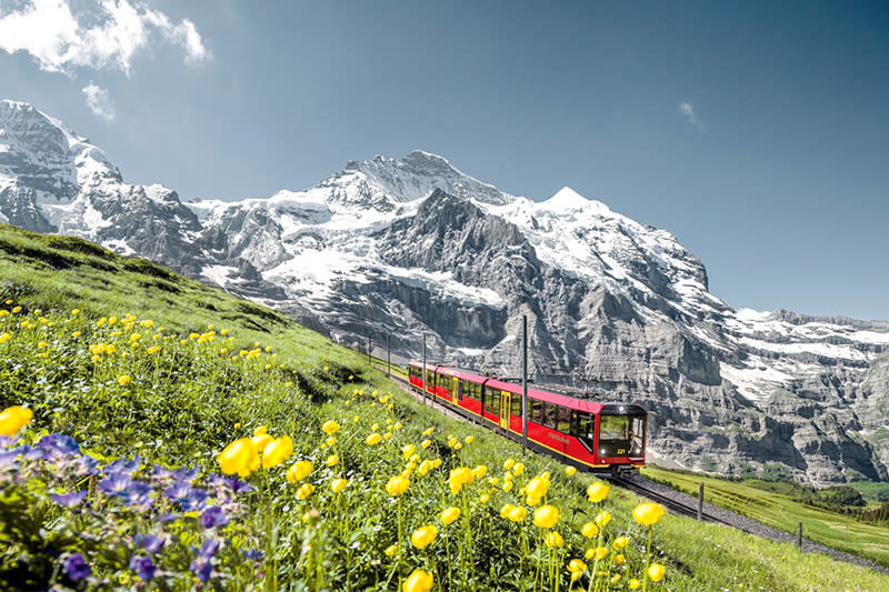瑞士景點少女峰，圖片由Shutterstock提供