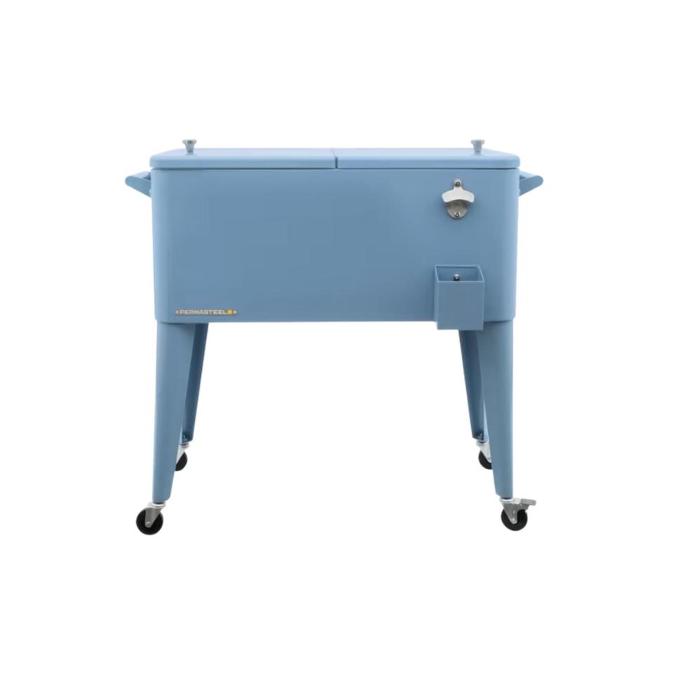 Blue retro cooler