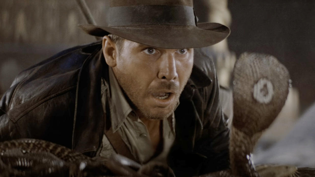  Harrison Ford in Raiders of the Lost Ark 