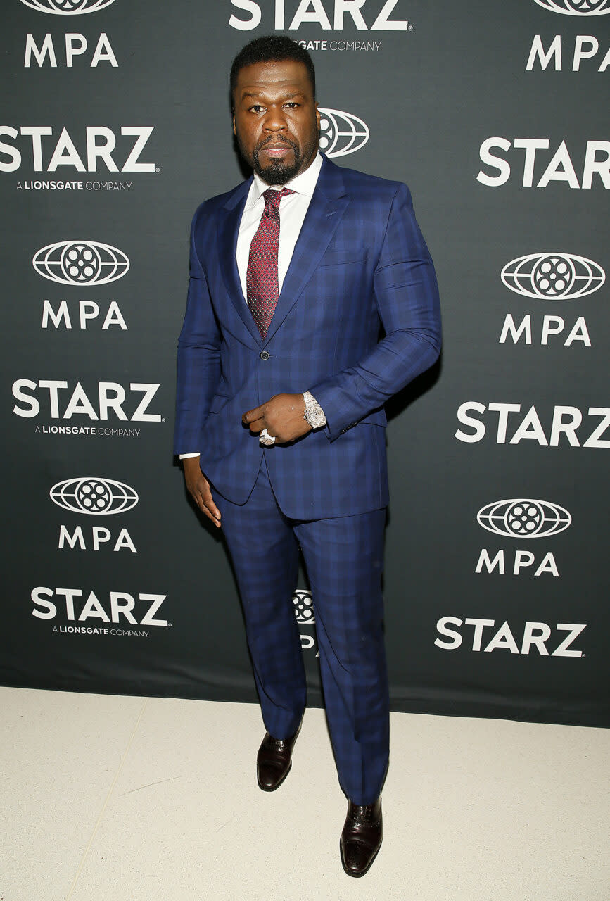 Curtis “50 Cent” Jackson attends STARZ’ “Power” season 6 Mid-Season Finale advanced screening and reception at MPA Theater on October 30, 2019 in Washington, DC. (Photo by Paul Morigi/Getty Images for STARZ)