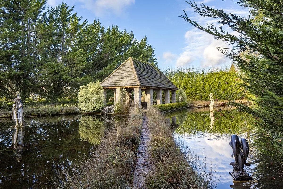 Giant pond in the grounds of the £3.85m house <i>(Image: Zoopla)</i>