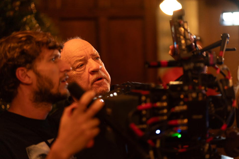 Paul Schrader with ‘Oh, Canada’ cinematographer Andrew Wonder