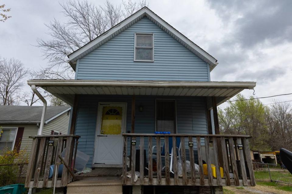 A home on South Charles Street will eventually be demolished and used to expand parking at the Belle-Clair Fairgrounds & Expo Center. The county building commission is buying it for $80,000 plus closing costs. Joshua Carter/Belleville News-Democrat