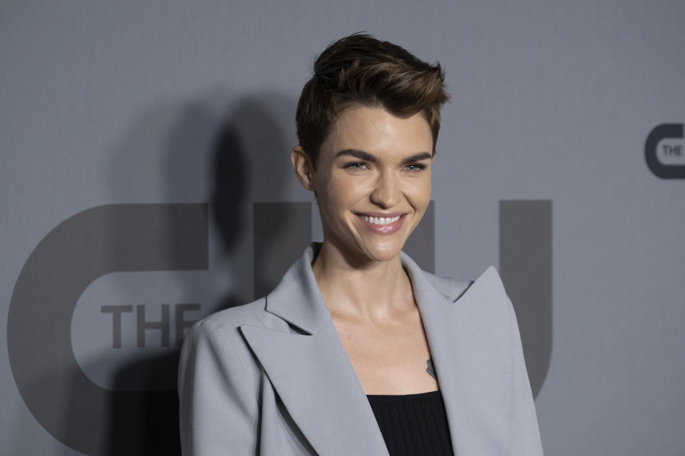 Ruby Rose attends the CW 2019 Network Upfront at New York City Center on Thursday, May 16, 2019, in New York. (Photo by Charles Sykes/Invision/AP)