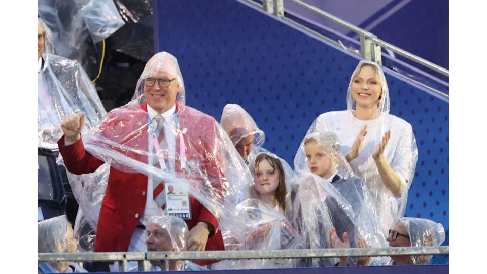 monaco royals at paris olympics opening ceremony 