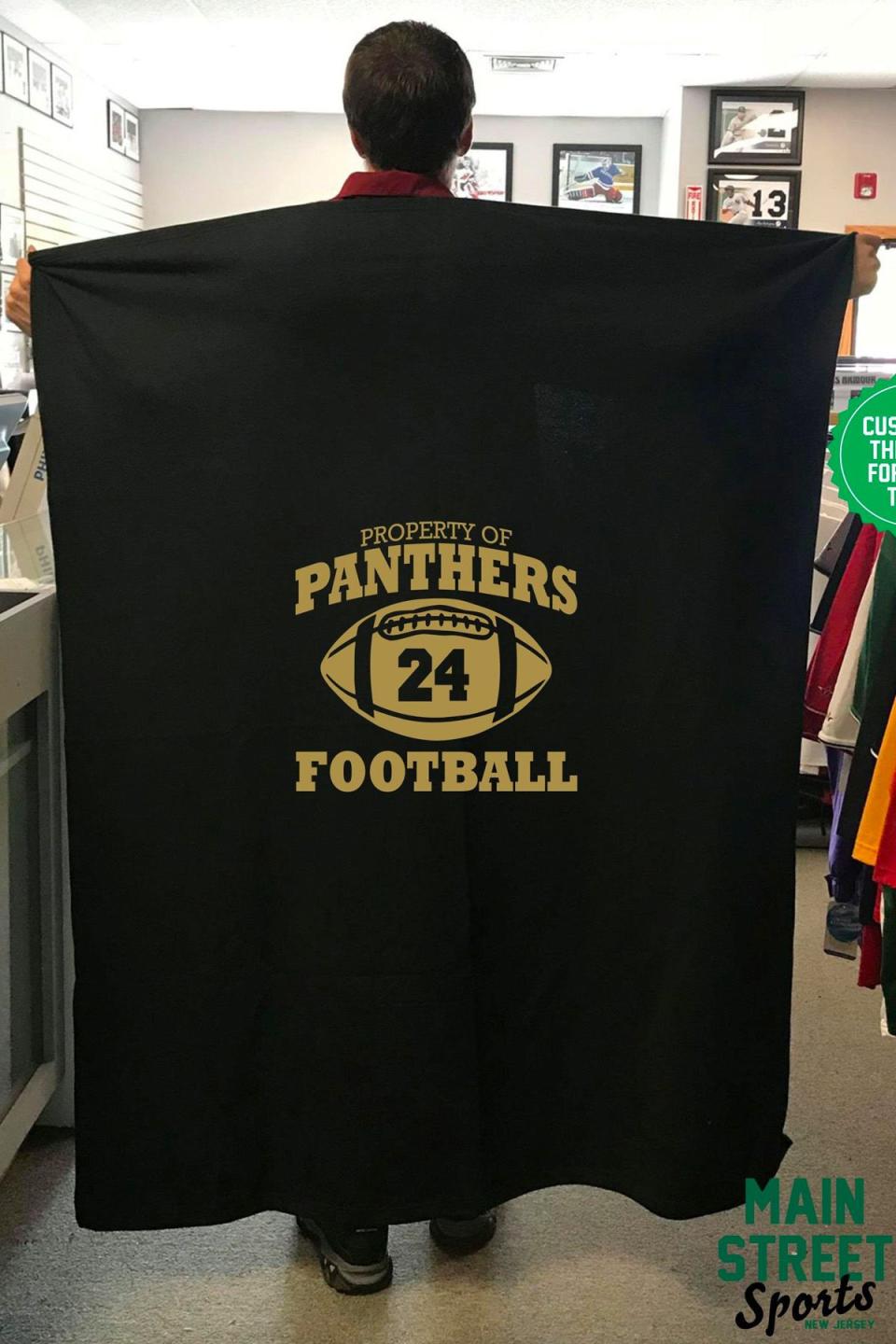 <p>etsy.com</p><p><strong>$32.00</strong></p><p><a rel="nofollow noopener" href="https://www.etsy.com/listing/620178526/custom-football-blanket-football-blanket" target="_blank" data-ylk="slk:Shop Now;elm:context_link;itc:0;sec:content-canvas" class="link ">Shop Now</a></p><p>A customized blanket is such a creative gift, and he'll keep this cozy plus around for years to come.</p>