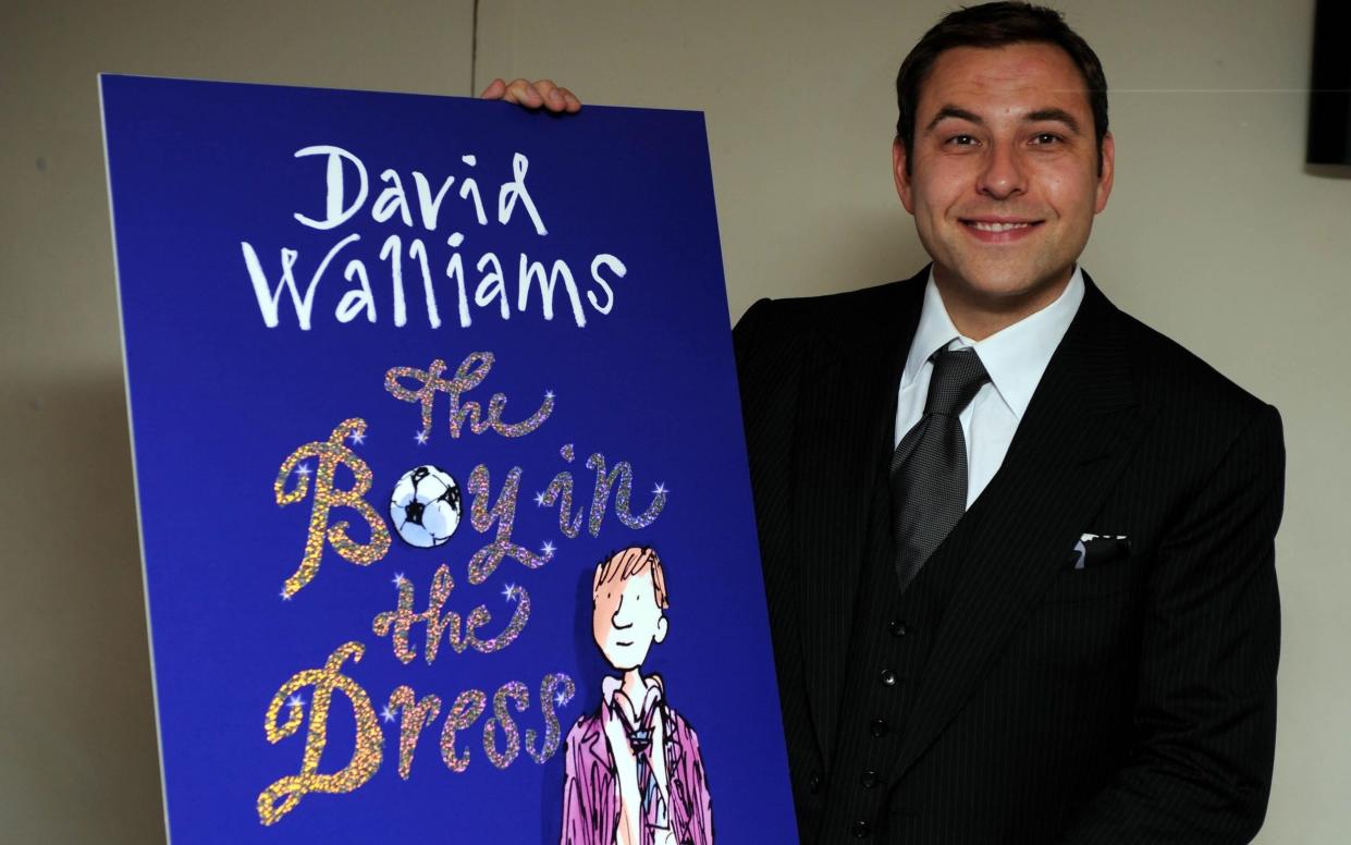 David Walliams unveils the cover of his new book 'The Boy In The Dress' - Ian West/PA