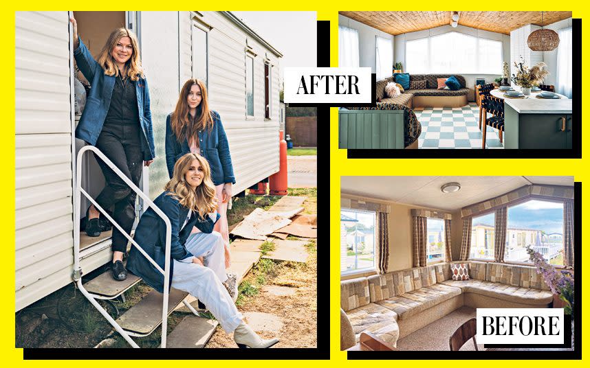 How we turned a dilapidated caravan into a blissful weekend escape for under £600 - Joanna Bongard