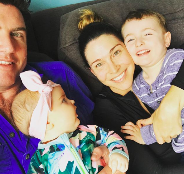 Giaan has two children with her husband Sam Levett. Photo: Instagram/giaan.rooney