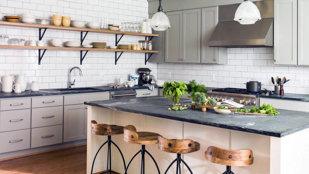 soapstone counter and sink