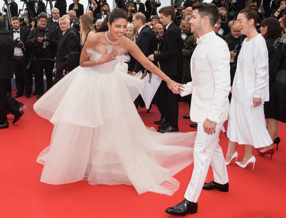 Nick Jonas and Priyanka Chopra at the Cannes Film Festival