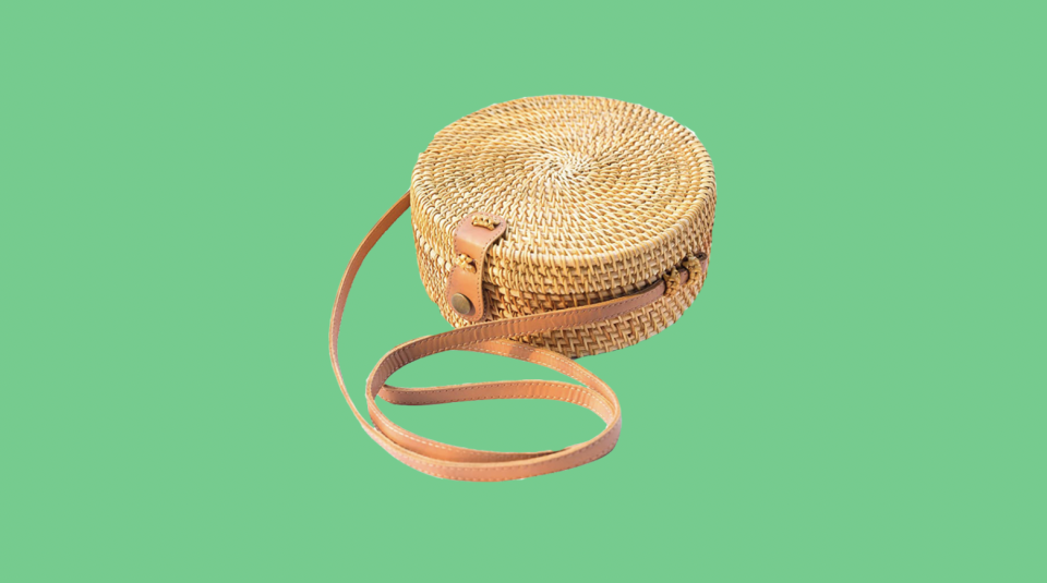 Summer Bags on Amazon: Round Rattan Bag