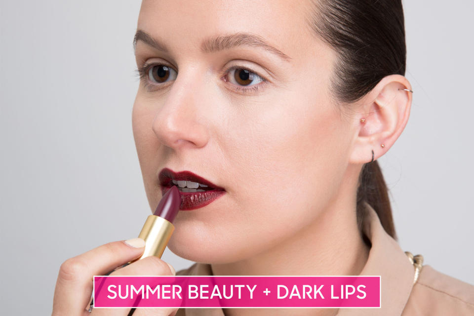 Rule #7: You shouldn't wear dark lipstick in the summer.