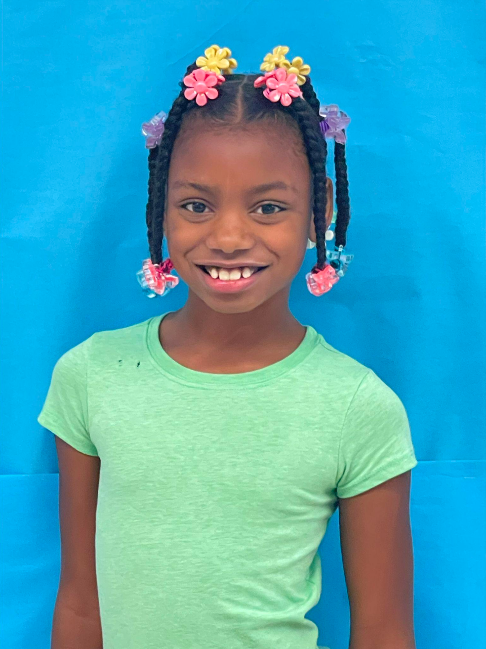 Khalise Warren, a third-grader at Kluge School, won first place in the Grades 2-3 category of the 41st Martin Luther King Jr. Essay contest, announced in January 2024.