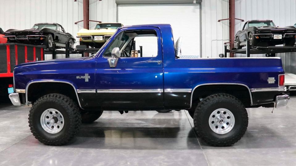 1985 Chevrolet K10 Silverado conversion pickup.