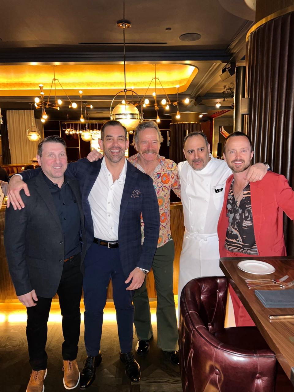 'Breaking Bad' Stars Bryan Cranston and Aaron Paul Take Over Circa Resort & Casino