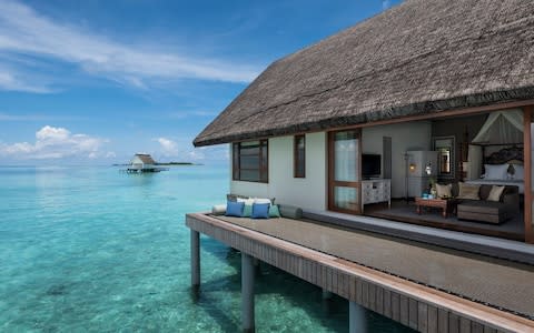 One of the guest villas at Four Seasons Landaa Giraavaru