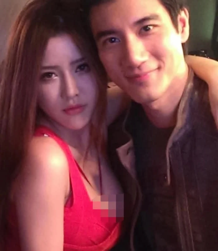 An earlier pic of Yumi with Wang Leehom was discovered by a netizen