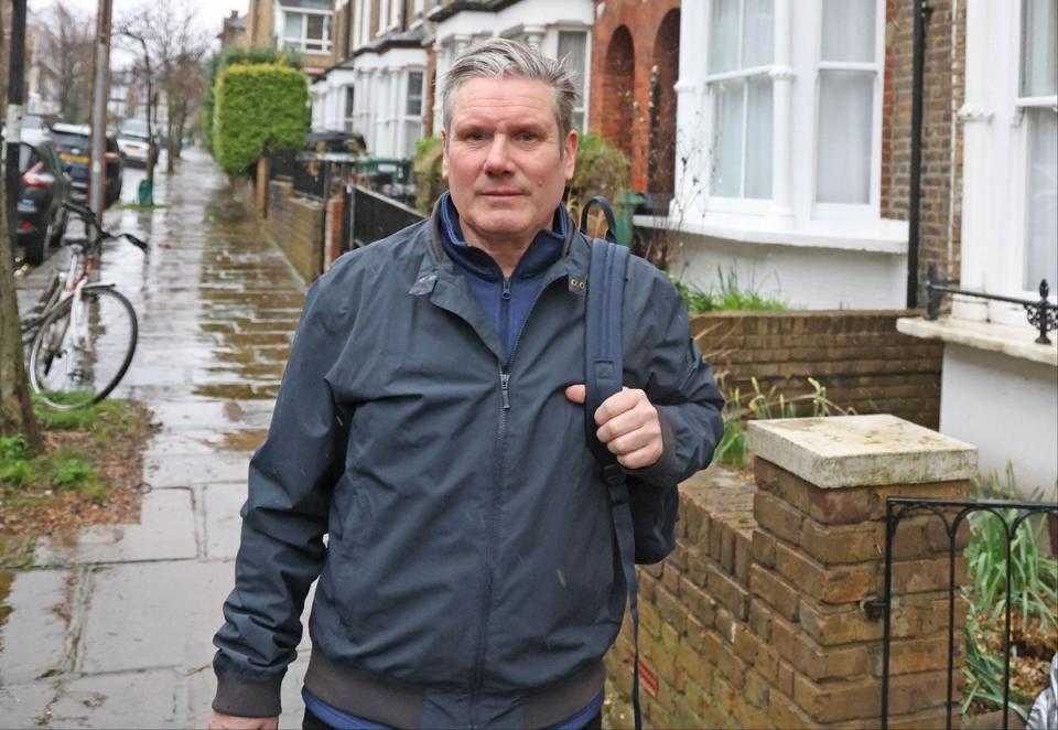 Sir Keir Starmer pictured on Friday morning (© Nigel Howard / NIGEL HOWARD MEDIA)