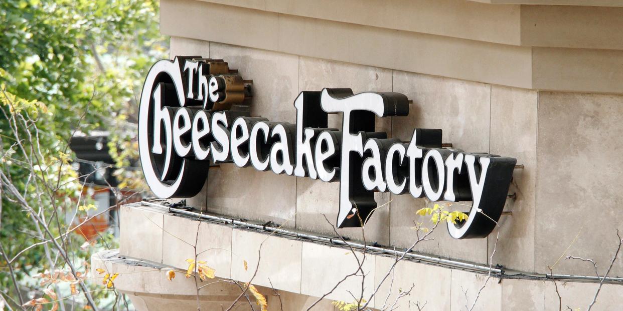 A Cheesecake Factory in Glendale, California.