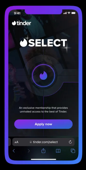 Tinder Select