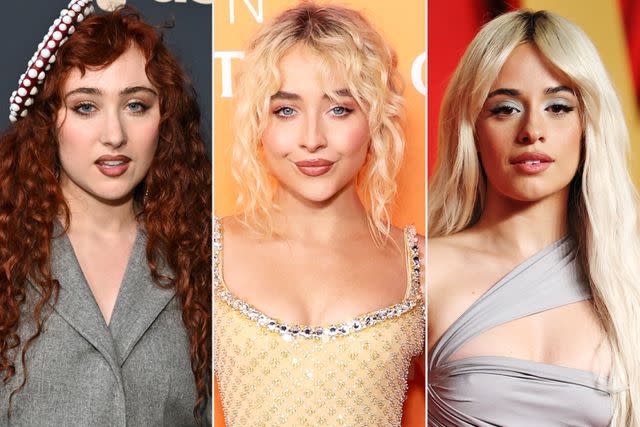 <p>Lester Cohen/Getty; Monica Schipper/Getty; Phillip Faraone/VF24/Getty</p> Chappell Roan; Sabrina Carpenter; Camila Cabello