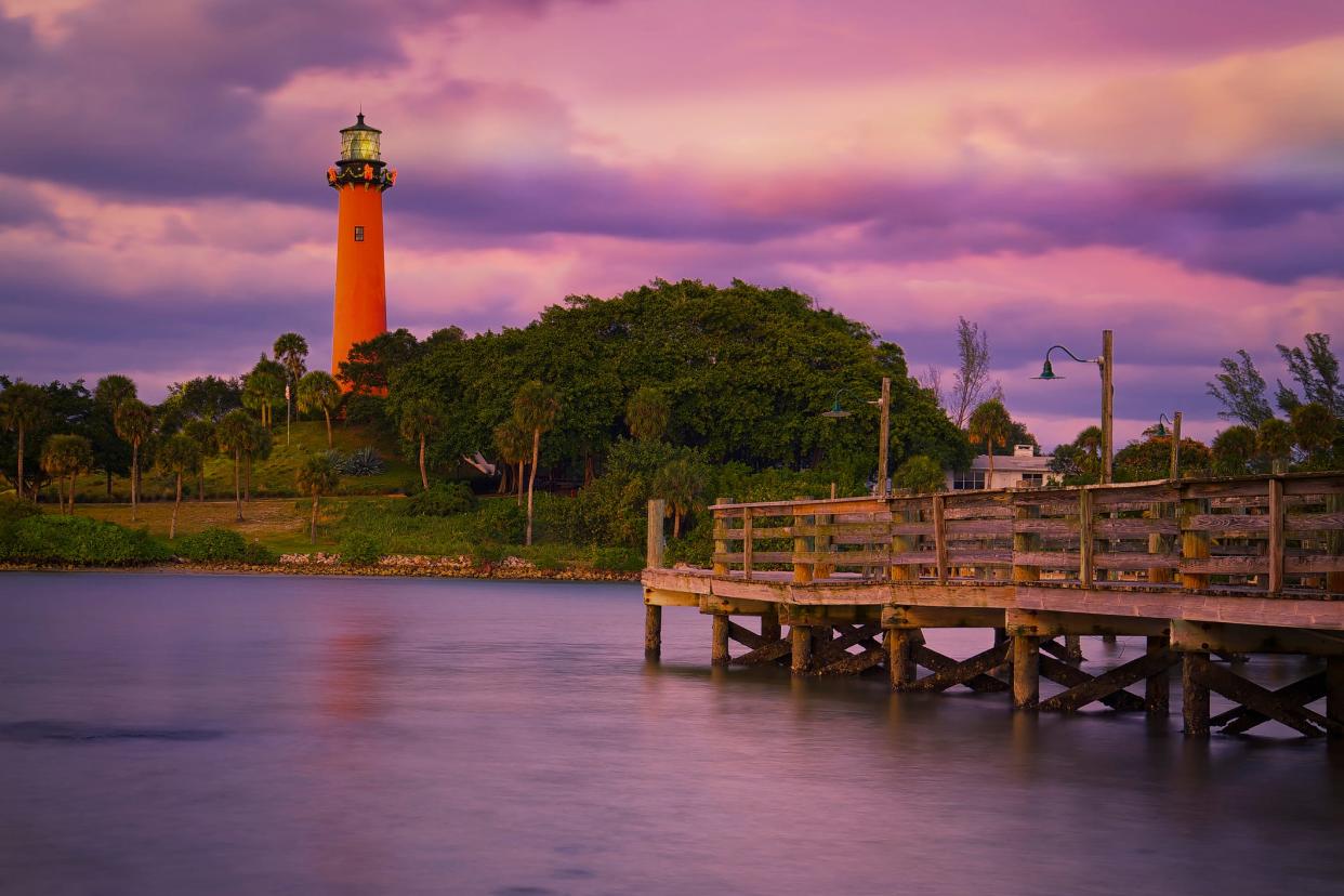 Palm Beach North is home to cultural attractions like the Jupiter Inlet Lighthouse.