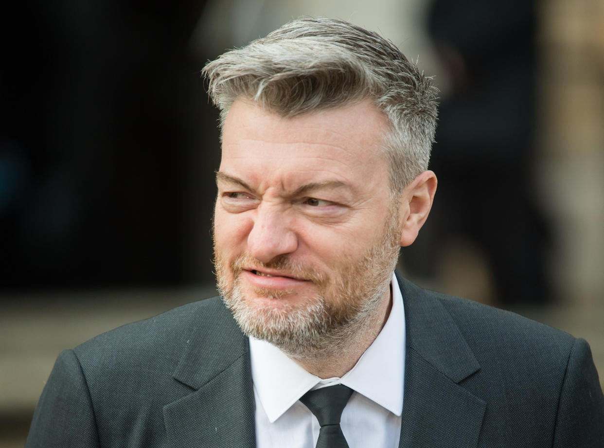 LONDON, ENGLAND - APRIL 04: Charlie Brooker attends the "Our Planet" global premiere  at Natural History Museum on April 04, 2019 in London, England. (Photo by Samir Hussein/Samir Hussein/WireImage)