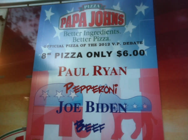 Get you Paul Pepperoni and Biden Beef pizza here - <a href="https://twitter.com/Chris_Moody" rel="nofollow noopener" target="_blank" data-ylk="slk:@Chris_Moody;elm:context_link;itc:0;sec:content-canvas" class="link ">@Chris_Moody</a>, via Twitter