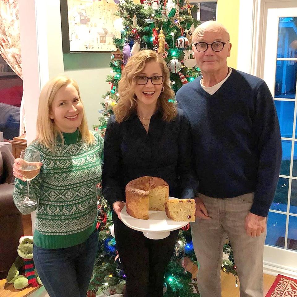 Jenna Fischer, Angela Kinsey and Creed Bratton