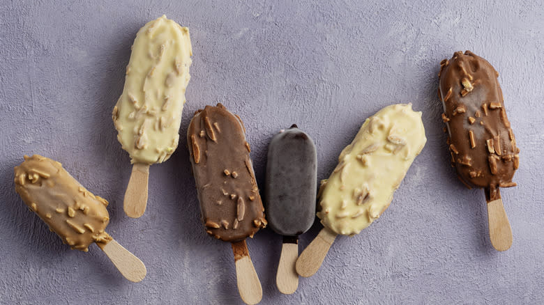 chocolate dipped ice cream bars