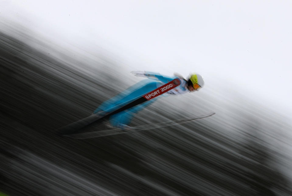 <p>Lucile Morat of France competes in the FIS Nordic Ski World Championships in Lahti, Finland on Feb. 23, 2017. (Photo: Kai Pfaffenbach/Reuters) </p>