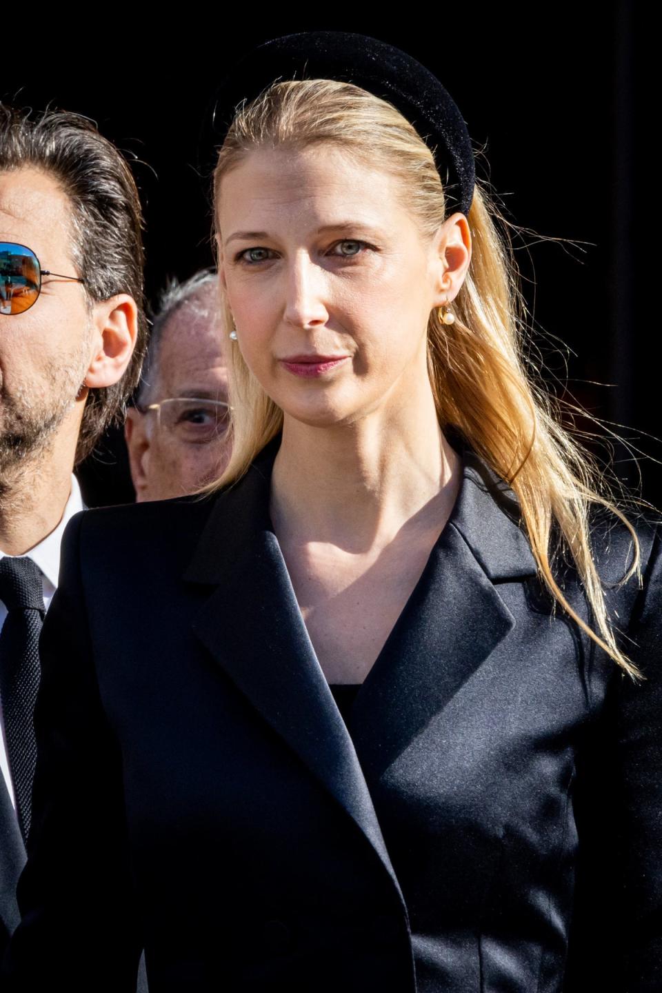 Lady Gabriella Windsor attends the funeral of former King Constantine II of Greece on January 16, 2023 in Athens, Greece (Getty Images)