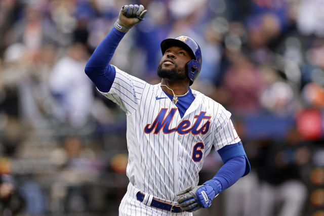 Mets draw 12 walks, bats wake up to rock Marlins 9-3 behind Megill