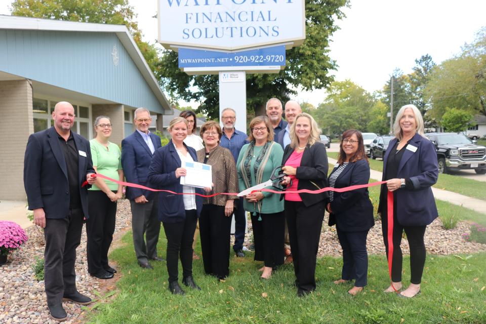 Waypoint Financial Solutions held a ribbon cutting with Envision Greater Fond du Lac to celebrate new ownership and a new location.
