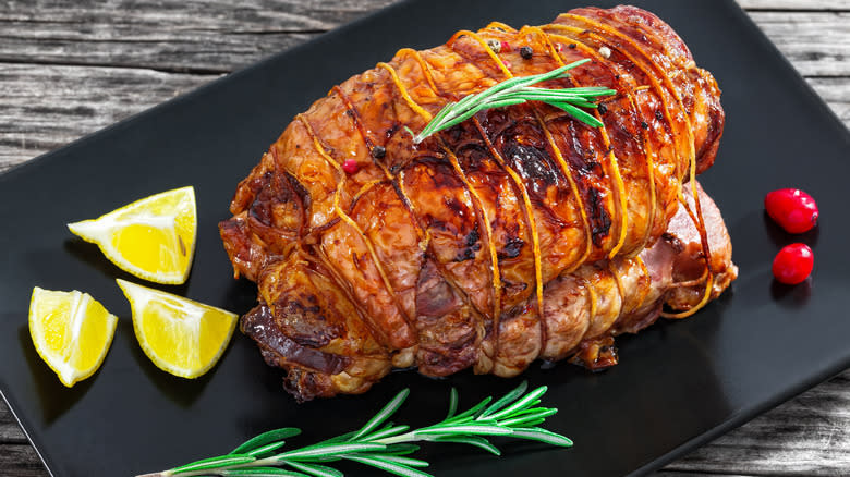 turkey meat roulade