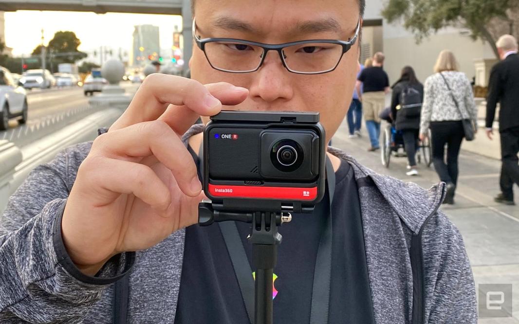 Insta360 One R 是款可選徠卡1 英寸相機模組的360 度運動相機