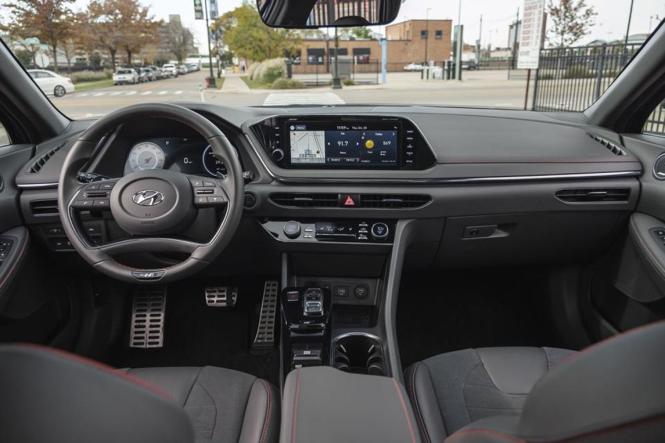 2023 hyundai sonata n line interior