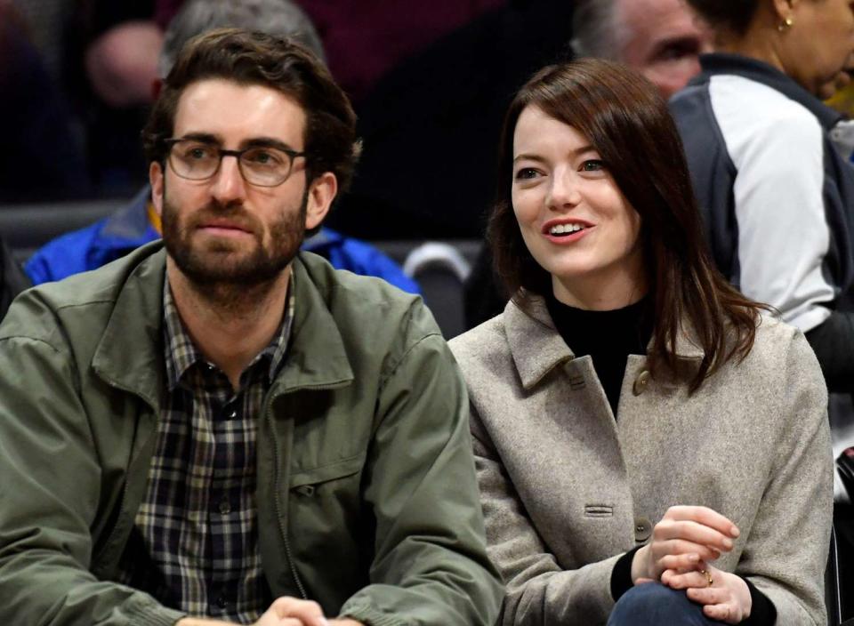 Emma Stone and Dave McCary